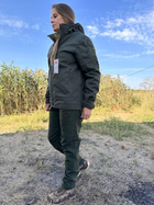 Тактическая куртка хаки COMBAT Боевой софтшел Soft-Shell на флисе для женщин 2ХЛ - изображение 3