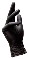 Перчатки нитриловые NITRYLEX черные XS 100 шт - изображение 2