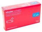 Перчатки нитриловые с коллагеном NITRYLEX розовые M 100 шт - изображение 1