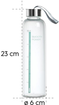 Butelka na wodę Xavax To Go 500 ml Przezroczysta (181596) (4047443490537) - obraz 5