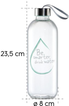 Пляшка для води Xavax To Go 1000 мл Прозора (181597) (4047443490629) - зображення 3