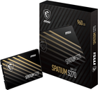 SSD диск MSI Spatium S270 960GB 2.5" SATAIII 3D NAND TLC (S78-440P130-P83) - зображення 5