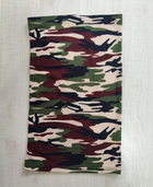 Бафф военный камуфляжный шарф бандана милитари трансформер 42*24 см - изображение 3