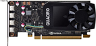 Karta graficzna PNY PCI-Ex Quadro P1000 4GB GDDR5 (128bit) (1455/5000) (4 x miniDisplayPort) (VCQP1000DVIV2-PB) - obraz 1