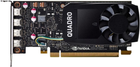 Karta graficzna PNY PCI-Ex Quadro P1000 4GB GDDR5 (128bit) (1455/5000) (4 x miniDisplayPort) (VCQP1000V2-PB) - obraz 1