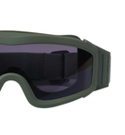 Тактическая защитная маска очки со сменными линзами 3 цвета чехлом для хранения 20х7.9х2.5 см (476043-Prob) - изображение 3