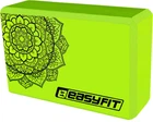 Блок для йоги EasyFit Mandala EF-1819-G йога кирпич-пропс для стретчинга и растяжки Салатовый (56001931)