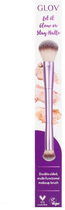 Багатофункціональний пензель для макіяжу Glov Let It Glow Or Stay Matte Purple (5907440741959) - зображення 1