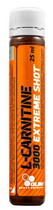 L-karnityna Olimp L-Carnitine 3000 Extreme Shot 25 ml Pomarańcza (5901330087554) - obraz 1