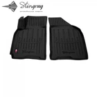Автомобильные коврики в салон на Daewoo Gentra 13- передние черные Stingray Дэу Джентра АМ00467321