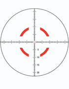 Прицел оптический TRIJICON VCOG 1-8x28; Red MRAD Crosshair - изображение 7