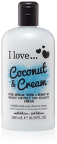 Krem pod prysznic i do kąpieli I Love Coconut & Cream 500 ml (5060217188071) - obraz 1
