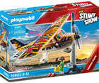 Zestaw figurek do zabawy Playmobil Air Stunt Show Tiger Propeller Plane (4008789709028) - obraz 1