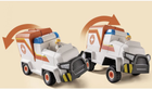 Ігровий набір фігурок Playmobil Duck On Call Ambulance Emergency Vehicle (4008789709165) - зображення 5