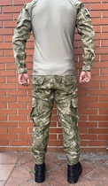 Тактическая военная форма (военный китель, тактическая рубашка убакс, военные тактические брюки, ремень) комуфляж оливия , размер XL - изображение 6