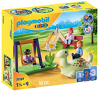 Zestaw figurek do zabawy Playmobil 1.2.3 Plac zabaw (4008789711571) - obraz 1