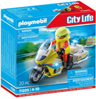 Ігровий набір Playmobil City Life 71205 Rescue Motorcycle with lights (4008789712059) - зображення 1