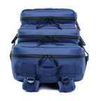 Тактичний рюкзак Armour Tactical B1145 Oxford 900D (з системою MOLLE) 45 л Синій - зображення 8