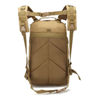 Тактичний штурмовий військовий рюкзак Armour Tactical B45 Oxford 600D (з системою MOLLE) 45 літрів Койот - зображення 4
