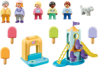 Zestaw z figurkami Playmobil 1.2.3 71326 Wieża przygód i budką z lodami (4008789713261) - obraz 3