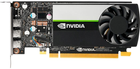 Karta graficzna PNY PCI-Ex NVIDIA T400 4GB GDDR6 (64bit) (1425/10000) (3 x miniDisplayPort) (VCNT400-4GB-PB) - obraz 1