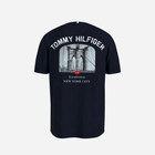 Koszulka męska Tommy Hilfiger MW0MW33697 M Granatowa (8720645694663) - obraz 6