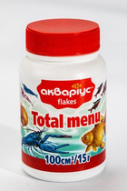 Корм для риб Акваріус Total Menu Пластівці