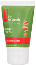 Krem do rąk Be Organic Hand Cream Truskawka 40 ml (5905279400412) - obraz 1