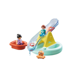 Zestaw figurek do zabawy Playmobil 1.2.3 Aqua Plywajaca wyspa ze zjeżdżalnią (4008789706355) - obraz 3