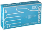 Медичні рукавички Corysan Guantes De Vinilo Talla Mediana 100 шт (8428166315189) - зображення 1