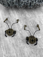 Адаптер для шолома OX Horn Headset Bracket для навушників Peltor Earmor Walkers (tan) кайот НР4385 - зображення 5