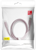 Kabel Baseus Colourful Cable USB for IP 2.4 A 1.2 m Różowy (CALDC-04) - obraz 7