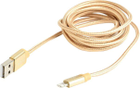 Kabel Cablexpert USB 2.0 - Apple Lightning 1.8 m Złoty (CCB-mUSB2B-AMLM-6-G) - obraz 1
