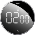 Minutnik kuchenny magnetyczny Baseus Heyo Rotation Countdown Timer Black (ACDJS-01) - obraz 1