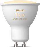 Inteligentna lampa Philips Hue GU10 5W 2200K-6500K Tunable white (929001953309) - obraz 2