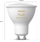 Inteligentna lampa Philips Hue GU10 5W 2200K-6500K Tunable white (929001953309) - obraz 6