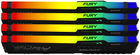 Pamięć RAM Kingston FURY DDR5-6000 65536MB PC5-48000 (Kit of 4x16384) Beast RGB Black (KF560C40BWAK4-64) - obraz 2