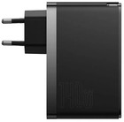 Мережевий зарядний пристрій Baseus GaN5 Pro 140W (2 x Type-C + USB) + Кабель Type-C + Type-C) Black (CCGP100201) - зображення 3