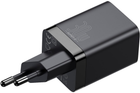 Мережевий зарядний пристрій Baseus Super Si Pro Quick Charger Type-C+USB 30W EU Black (CCSUPP-E01) - зображення 4