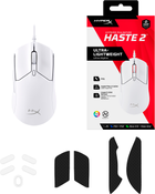 Mysz HyperX Pulsefire Haste 2 USB White (6N0A8AA) - obraz 13