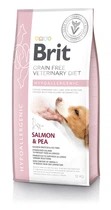 Сухой корм для всех возрастов Brit VetDiets при пищевой аллергии с лососем горохом и гречкой