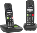 Telefon stacjonarny Gigaset E290 Duo Black (L36852-H2901-B101) - obraz 1