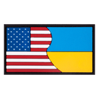ПВХ патч "Флаг Укр/США" цветной - Brand Element - изображение 1