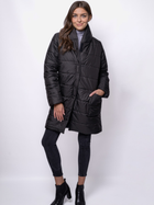 Куртка демісезонна подовжена жіноча MODAGI A26 L/XL Чорна (5904996500887) - зображення 1
