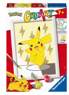Malowanie po numerach Ravensburger CreArt Pokemon 13 x 18 cm (4005556202416) - obraz 1