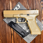 Страйкбольный пистолет Glock 17, пистолет на пульках, 6мм - изображение 3