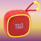 Портативная Bluetooth колонка TG659 BT/USB/TF/FM 5W с ремешком Red