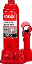 Домкрат гидравлический бутылочный Ronix RH-4901 2 т