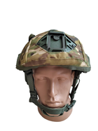 Кавер-чохол на тактичний шолом FAST універсальний з підсумком для АКБ - зображення 4