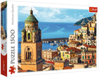 Puzzle Trefl Amalfi Italy 85 x 58 cm 1500 elementów (5900511262018) - obraz 1